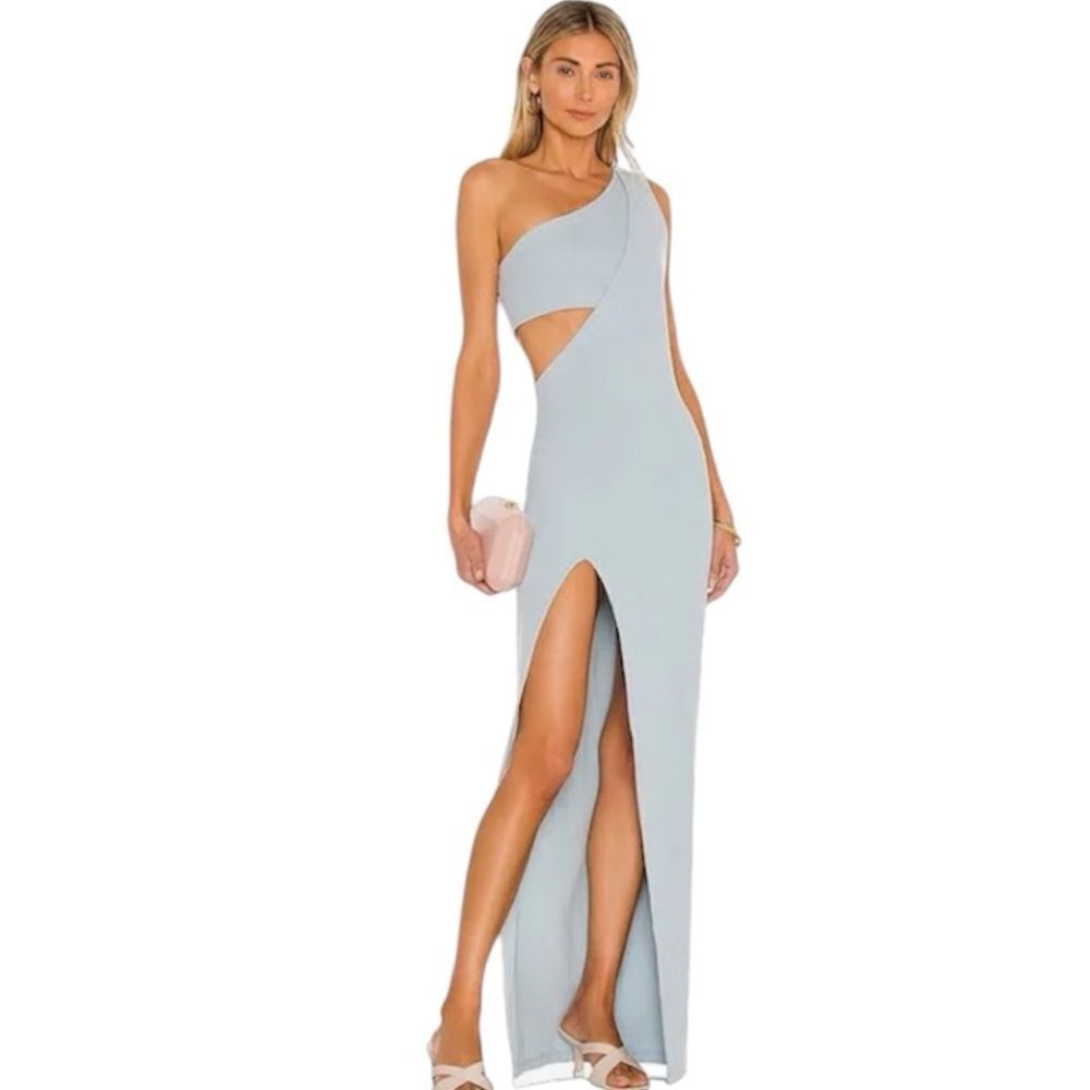 NWT Atoir Revolve TIME STANDS STILL SLEEVELESS Maxi DRESS POWDER BLUE Size 4
